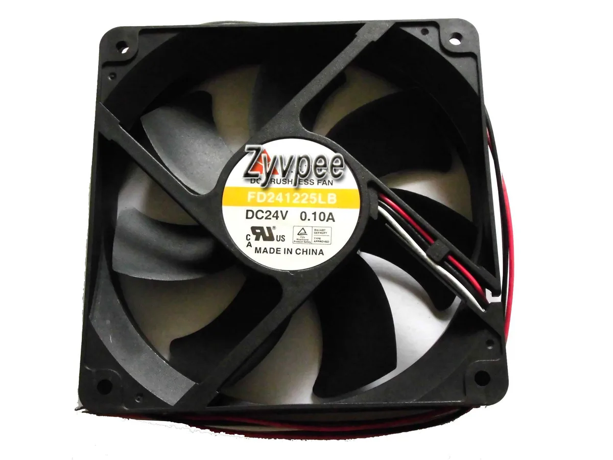 Zyvpee Zyvpee FD241225LB 120mm 24V 0.1A 3-Wire Case Fan — product photo