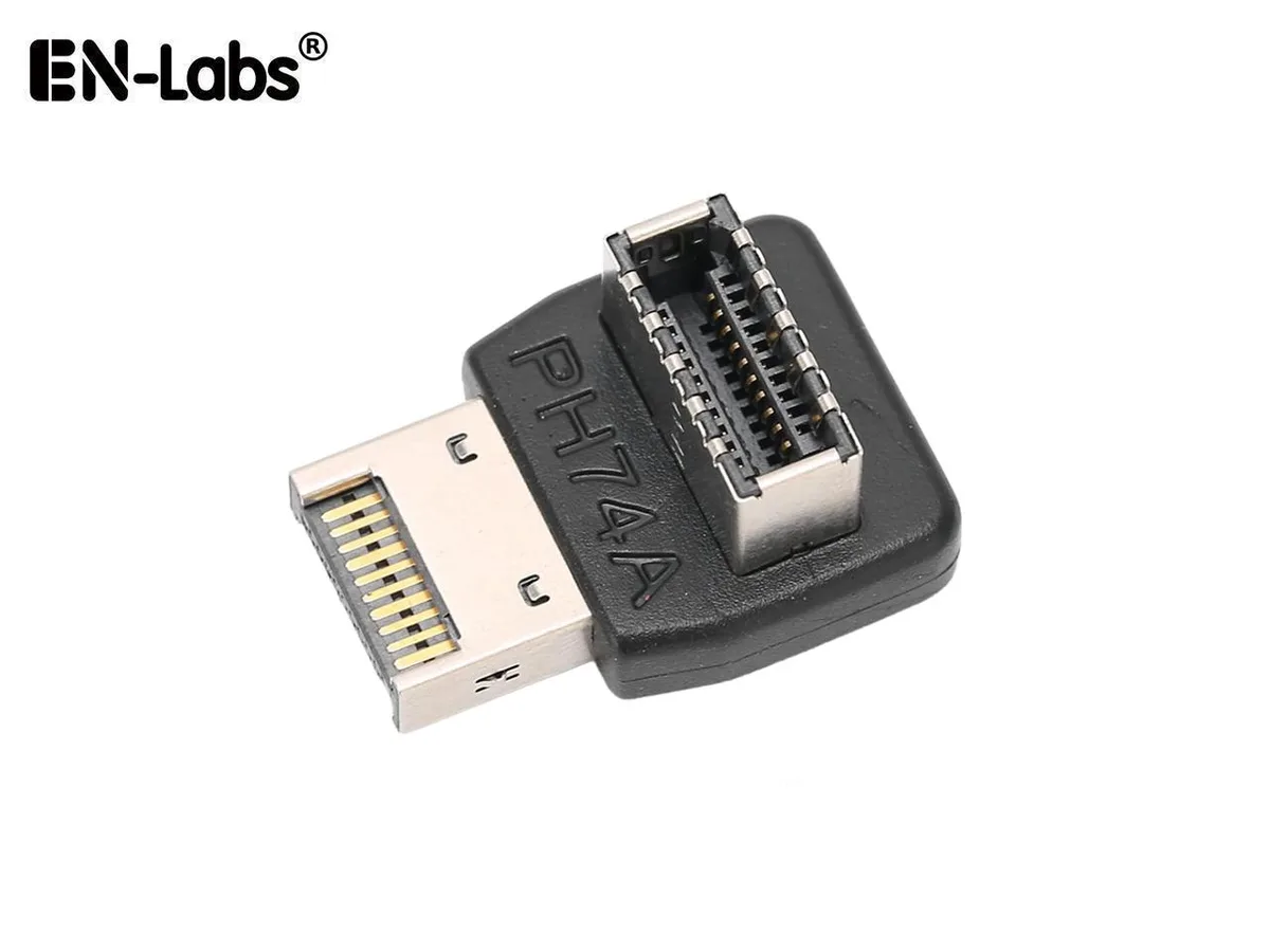 EN-Labs EN-Labs U31MB20PAD90D-A USB 3.2 Type-E 90° Adapter Model-A — product photo