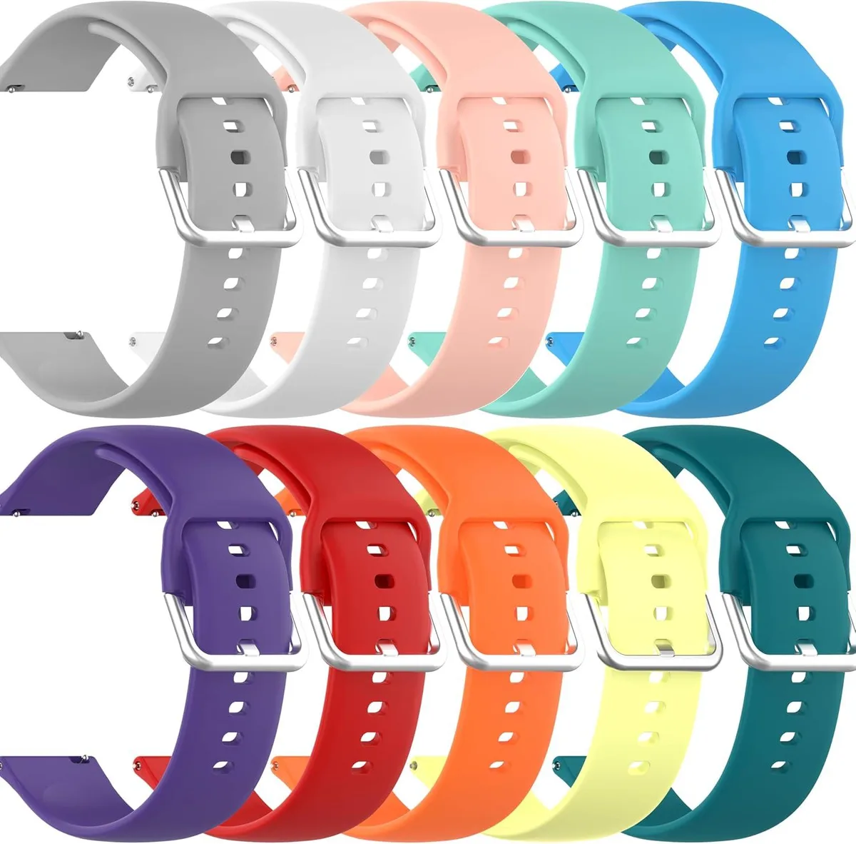 ETEIZU ETEIZU 10-pack Silicone Straps 41mm for TYKOIT 1.4 Smartwatch — product photo