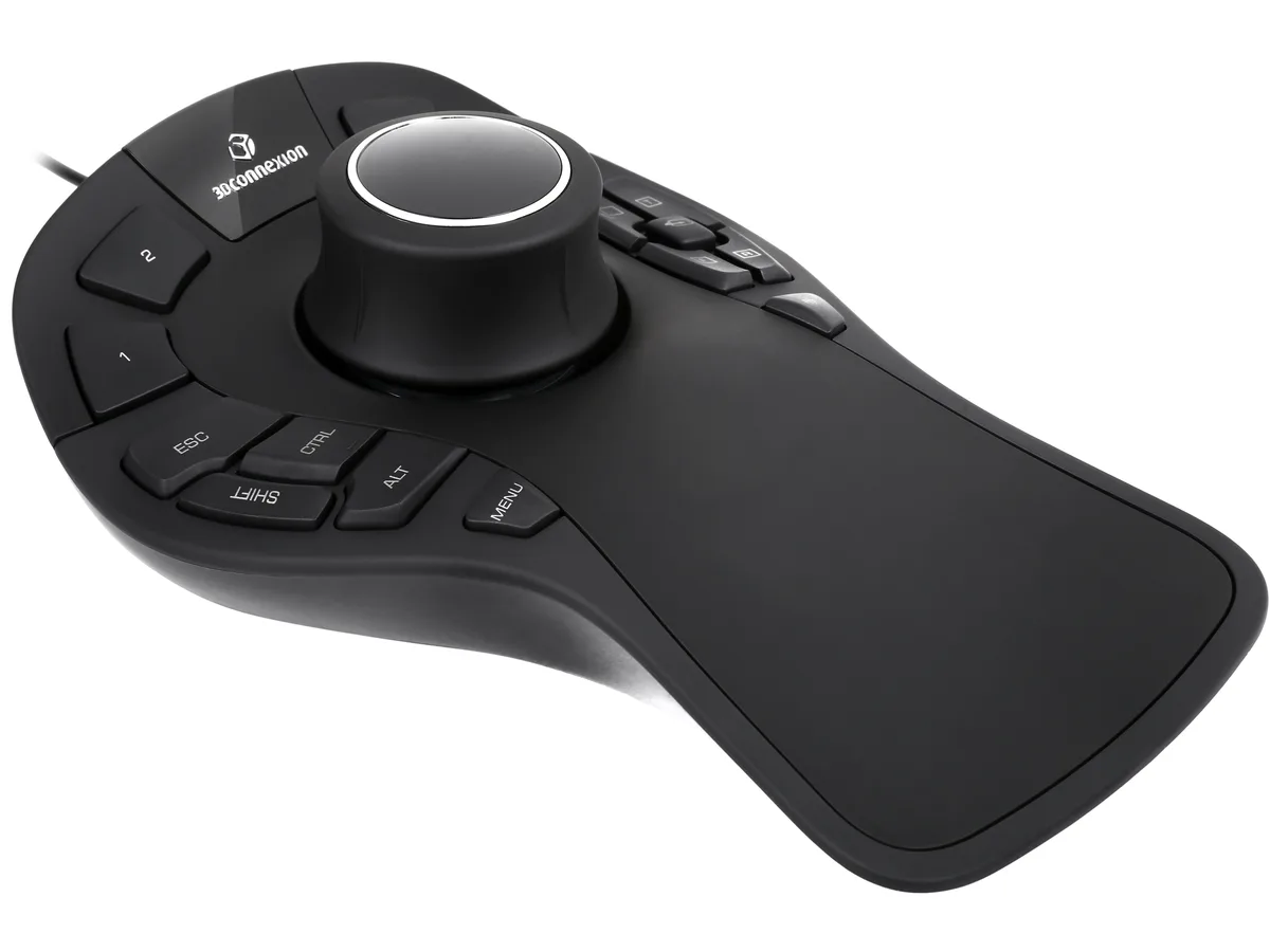 3D Connexion 3D Connexion 3DX-700040 SpaceMouse Pro Wired 3D Mouse 15 Buttons Black — product photo