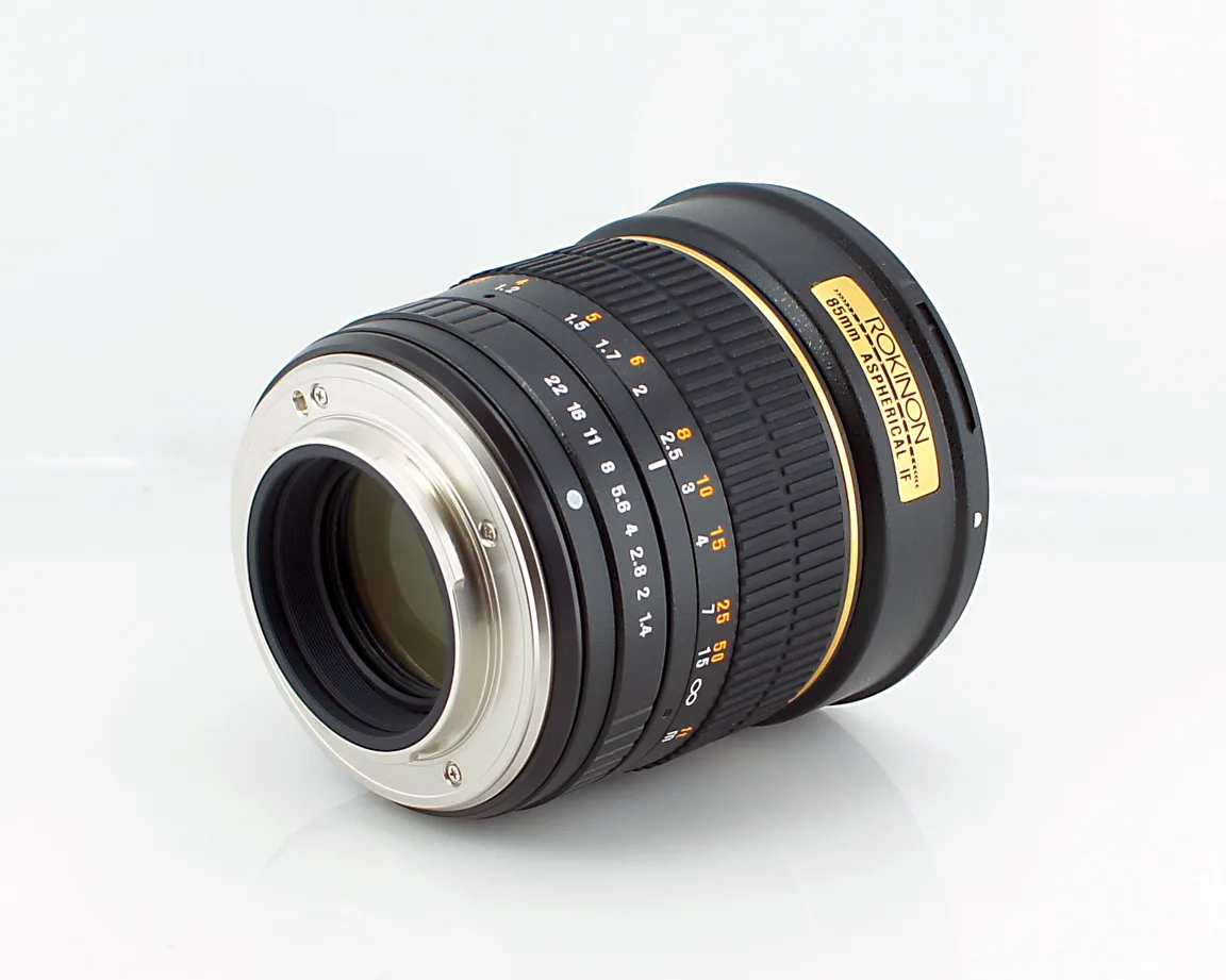 Rokinon Rokinon 85MC 85mm f/1.4 Canon EF camera lens — product photo