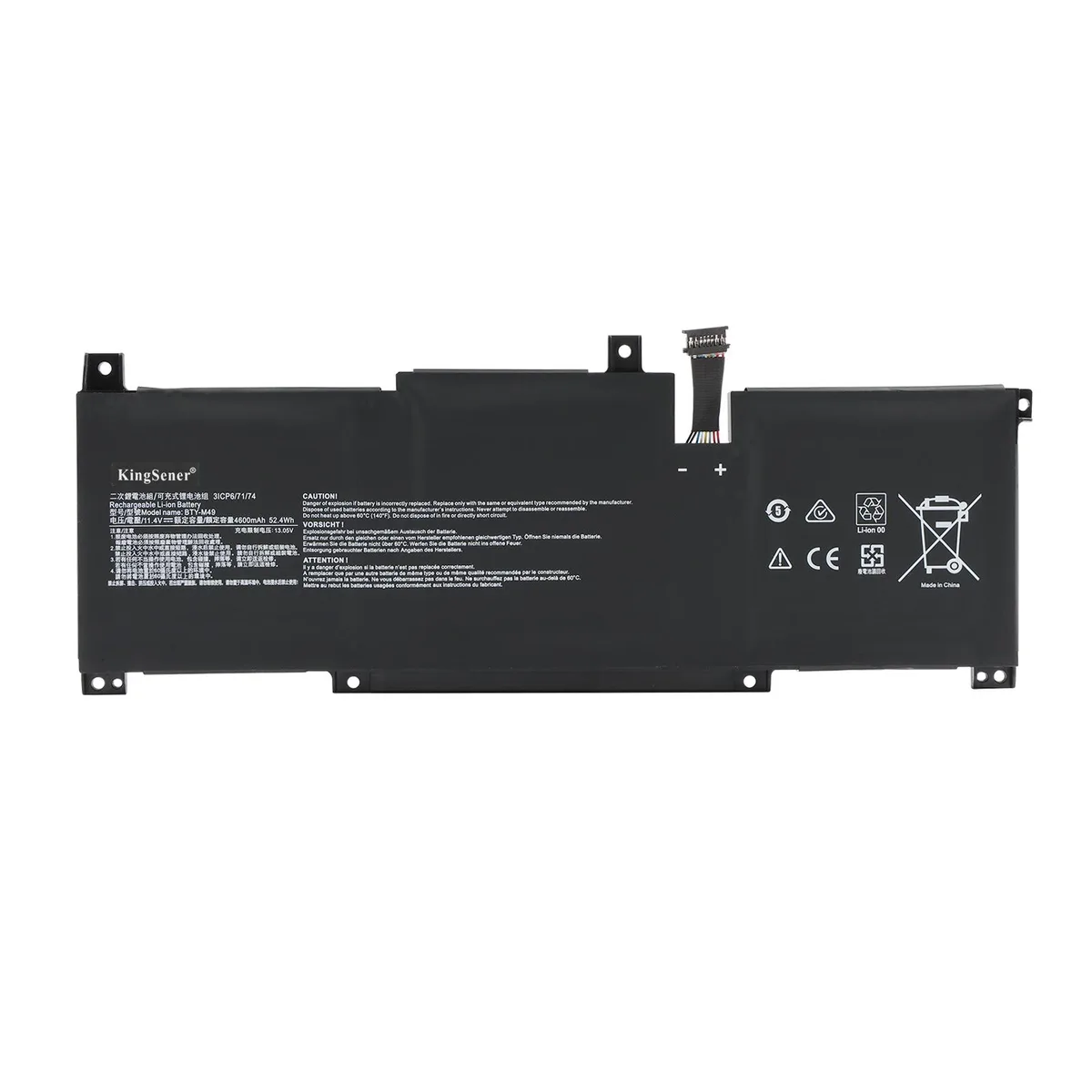 KingSener KingSener BTY-M49 52.4WH 11.4V laptop battery — product photo