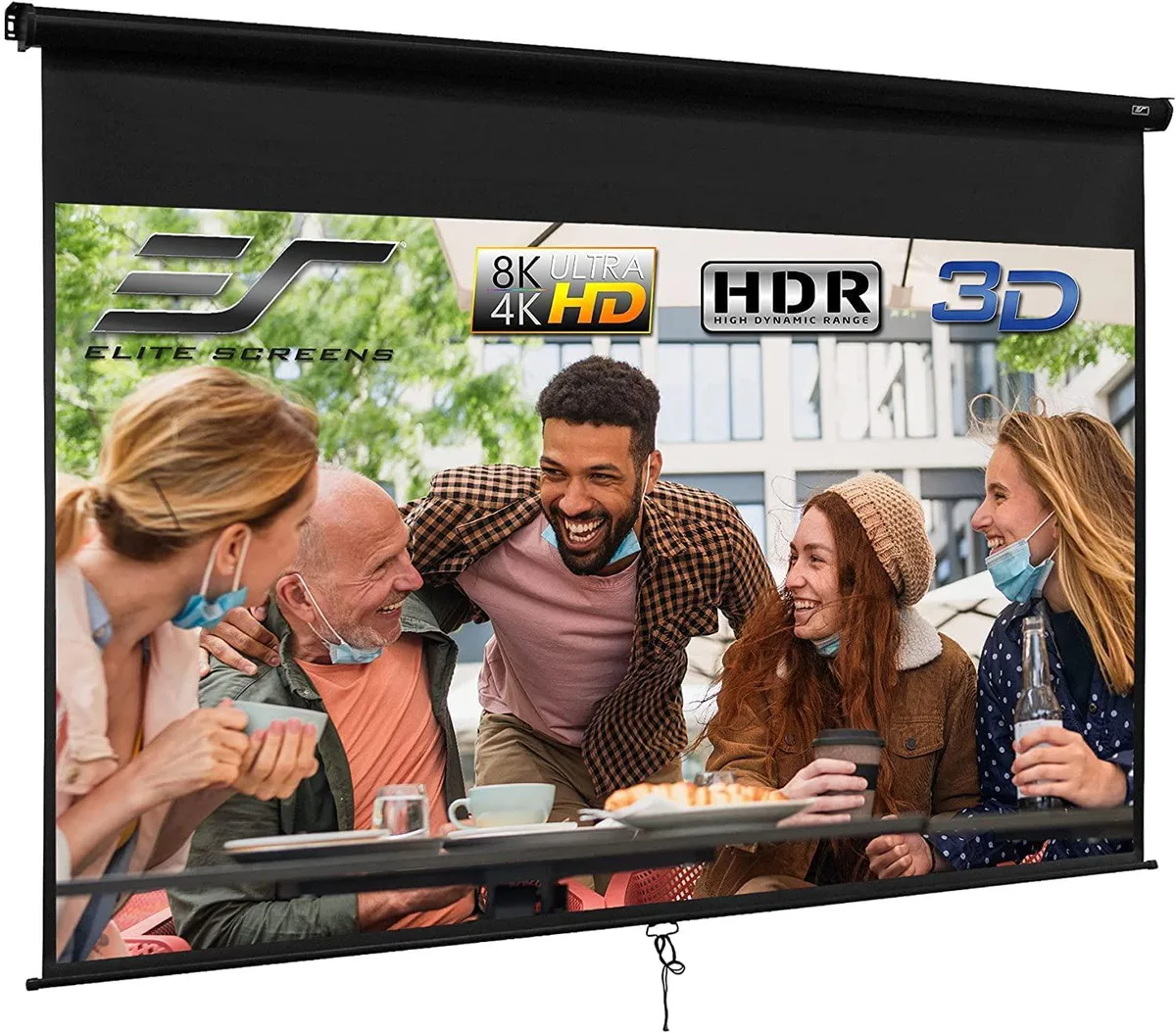 Elite Screens Inc. Elite Screens Inc. Manual B Series 120" projector screen — product photo