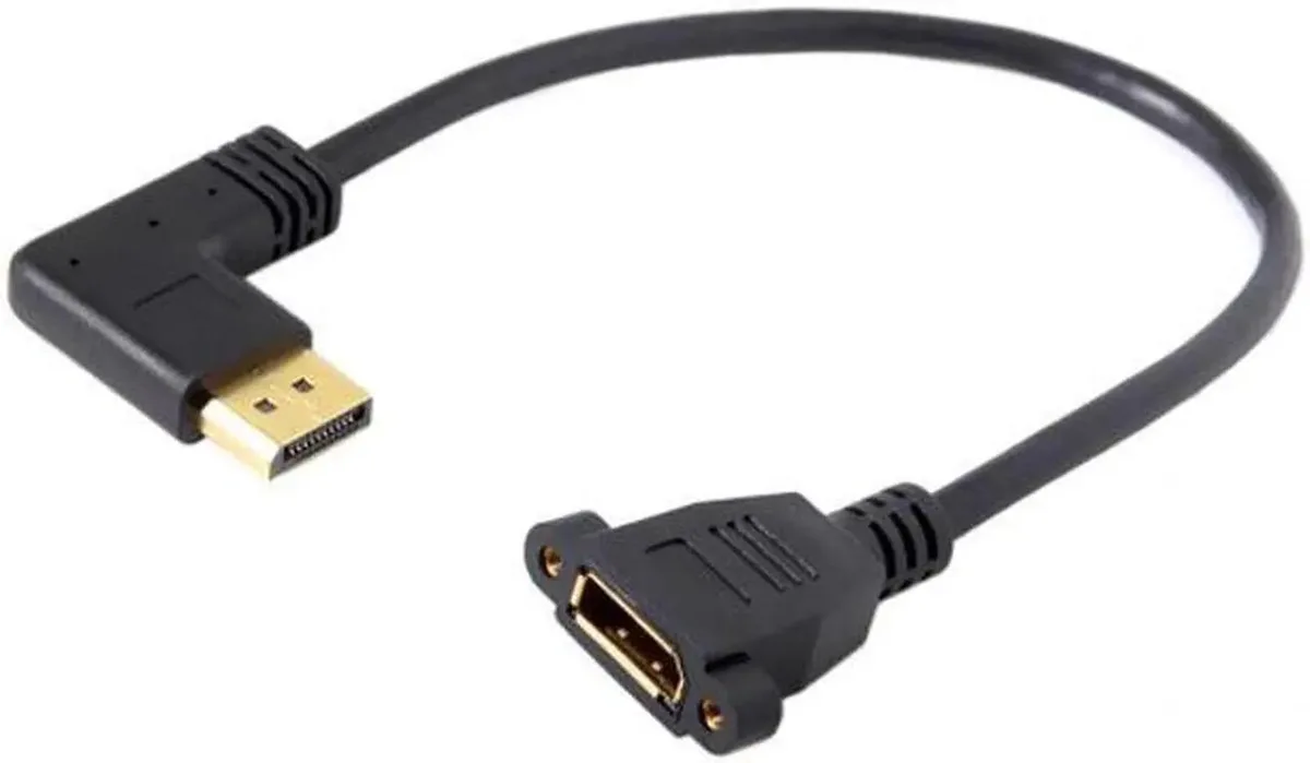 Vszerda Vszerda DisplayPort 90° Right Down Angled Extension Cable 30cm — product photo