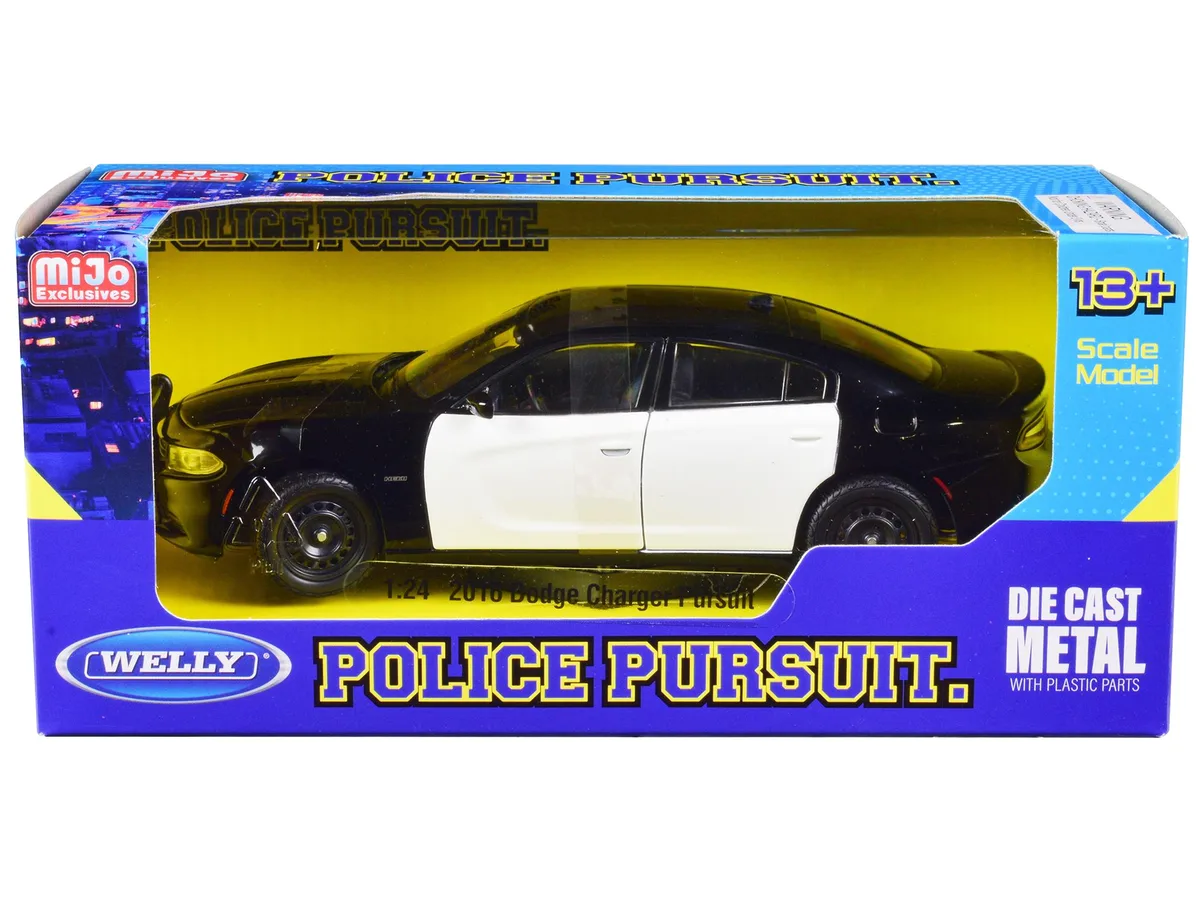 Welly Diecast Welly Diecast 2016 Dodge Charger Pursuit Unmarked Police 1/24 Diecast — product photo
