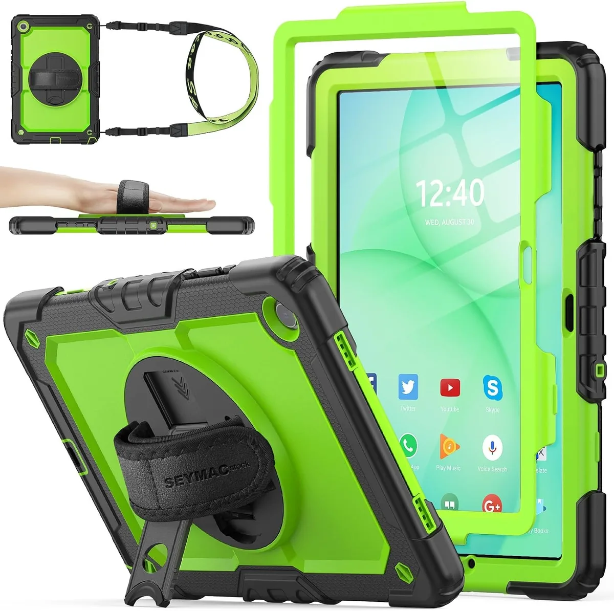Leelbox Leelbox SM-X230/ Case for Samsung Galaxy Tab A11+/A9+ 11 Green+Black — product photo