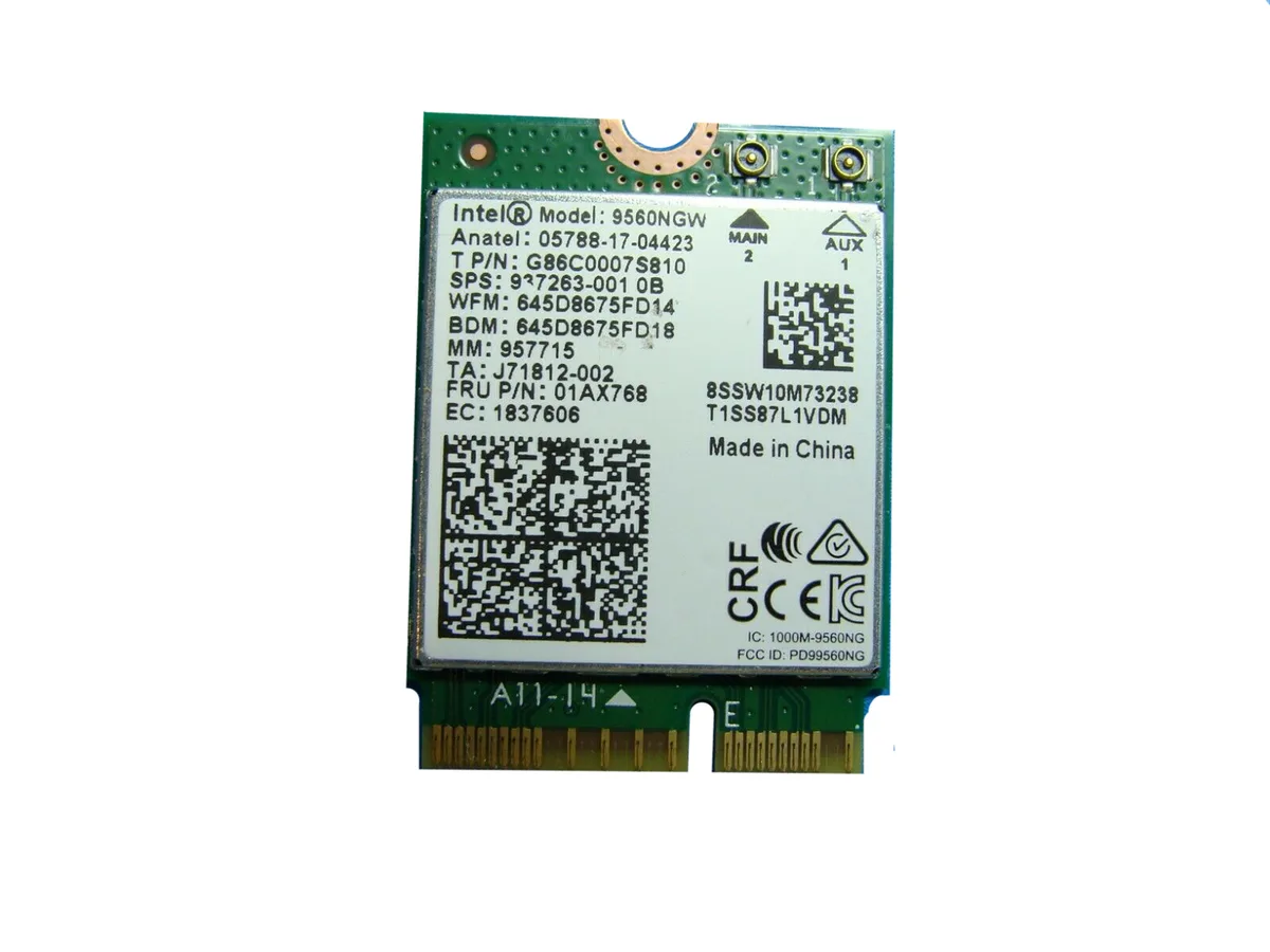 HP HP 9560NGW WiFi Bluetooth Card 937263-001 — product photo