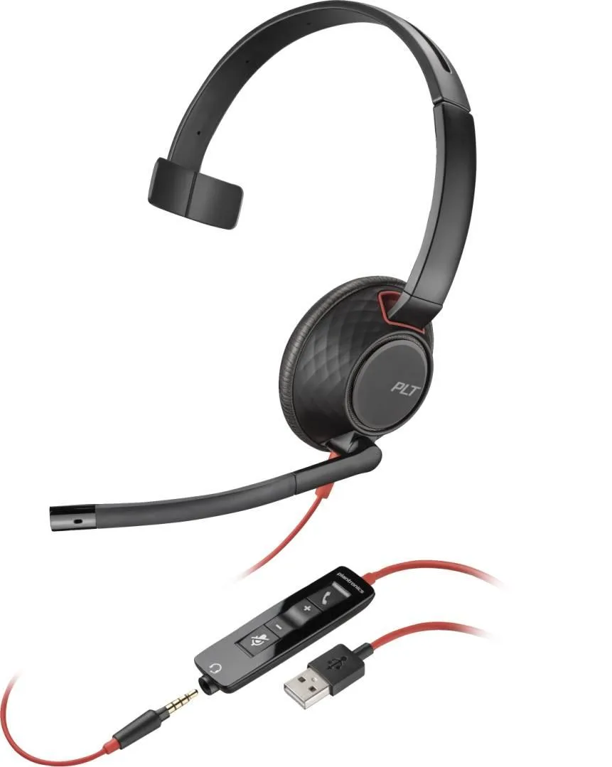 HP HP Poly Blackwire 5210 Monaural USB-A Headset 80R98A6 accessory — product photo