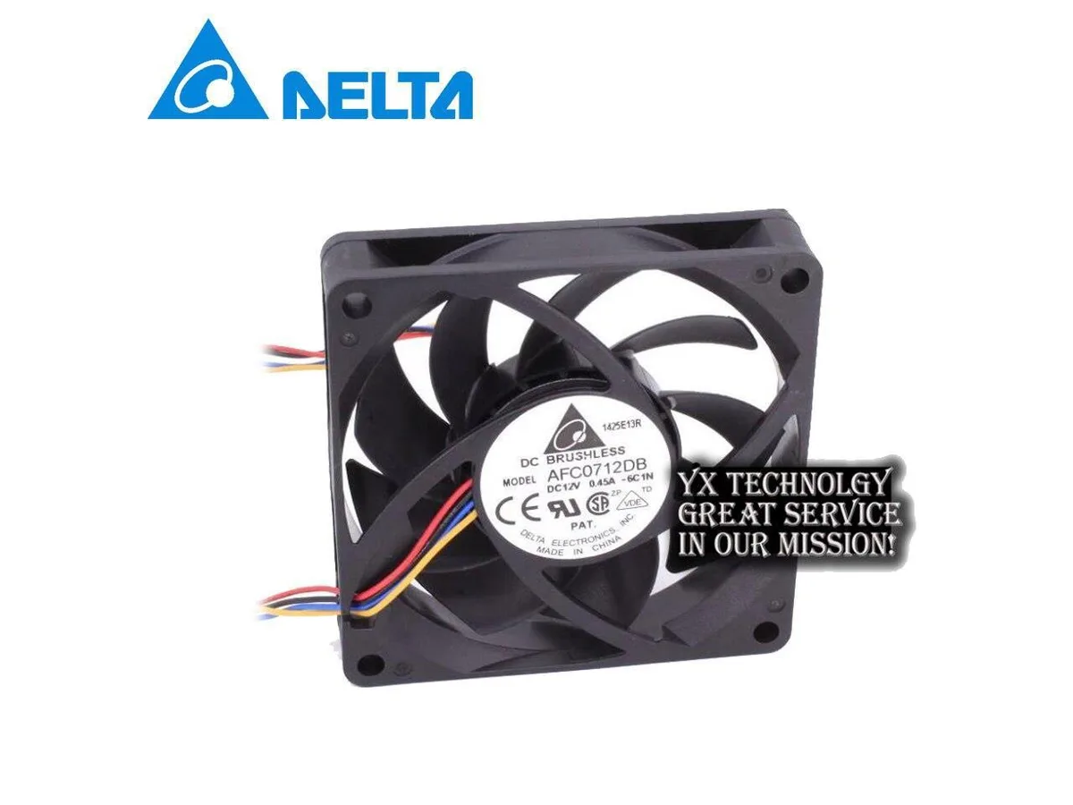 Fans Fans 7015 12V 0.45A 70x70x15mm 4-wire PWM dual ball bearing case fan — product photo