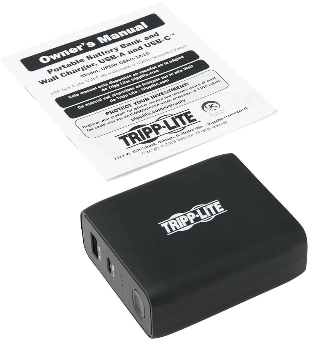 Tripp Lite Tripp Lite 5000mAh Portable Battery Wall Charger — product photo