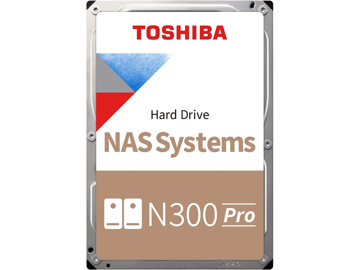 Toshiba Toshiba N300 Pro HDWG51JXZSTB 18TB 7200 RPM 512MB Cache 3.5" SATA internal hard drive — product photo