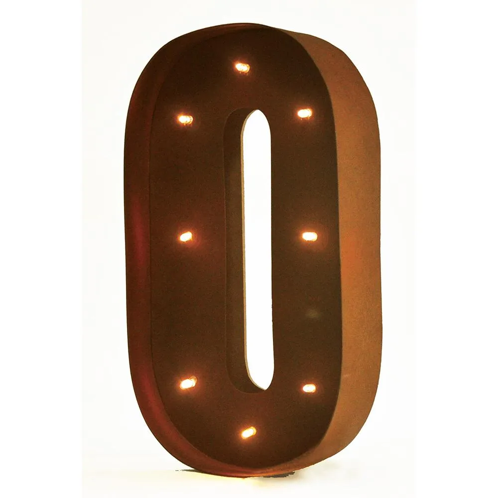 Vandue Corporation Vandue Corporation 11" LED Glow Letter O Brown-O 11.25" 2.3 — product photo