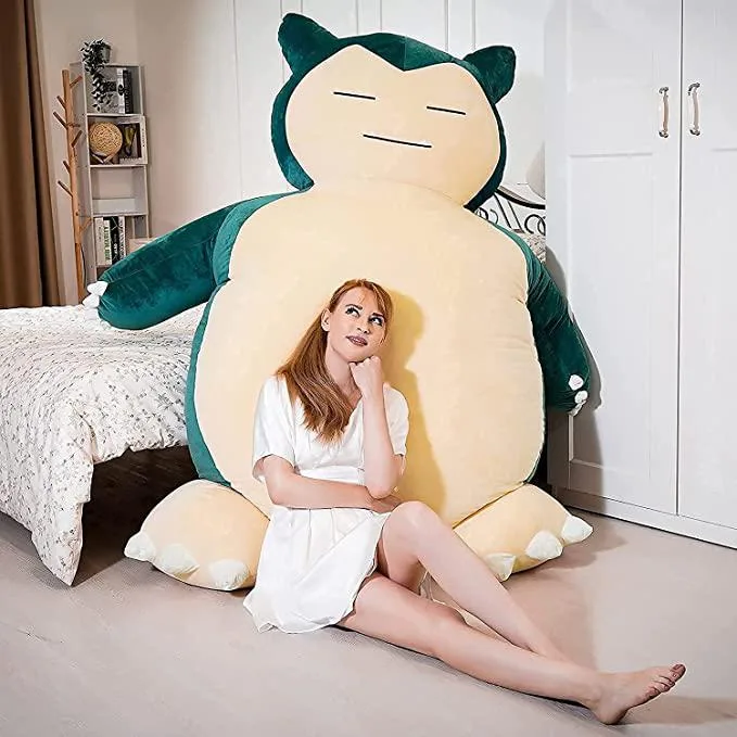 Plush Toys Plush Toys Snorlax Giant Bean Bag Cover Blue Unstuffed 200cm — product photo