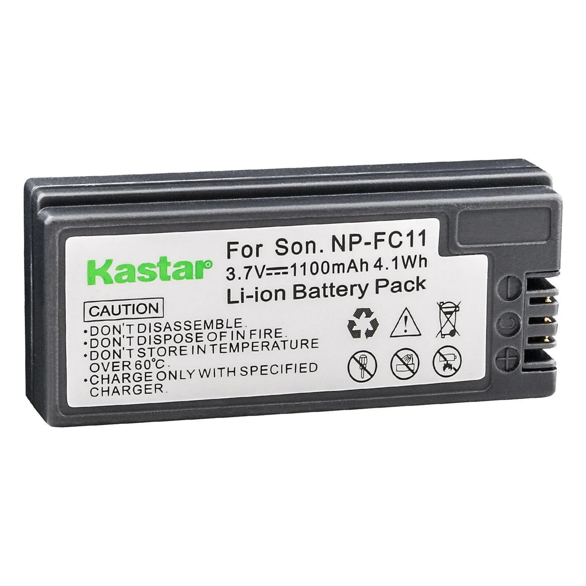 Kastar Kastar NP-FC11 camera battery 3.7V 1100mAh 1-Pack — product photo