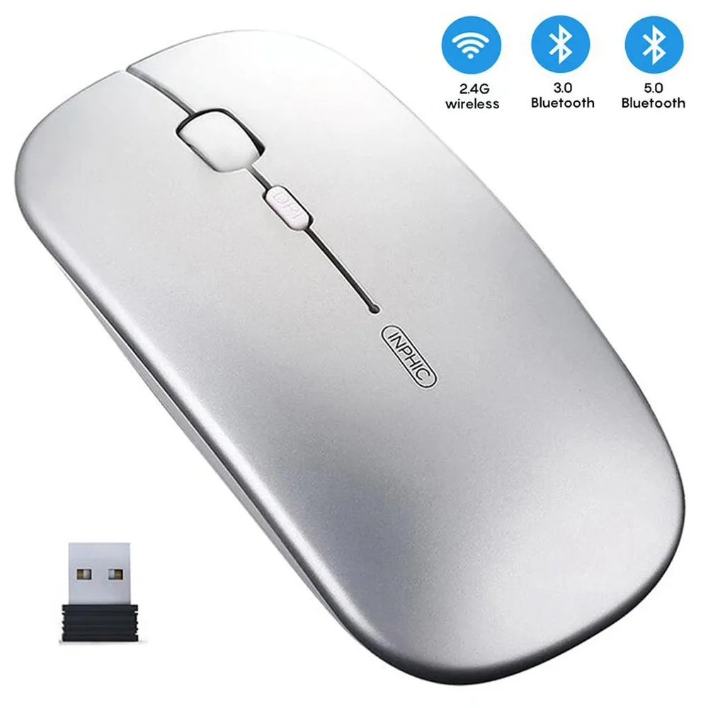 Inphic Electronics(Shenzhen)Co.,Ltd. Inphic Electronics(Shenzhen)Co.,Ltd. PM1 Wireless Mouse Titanium — product photo