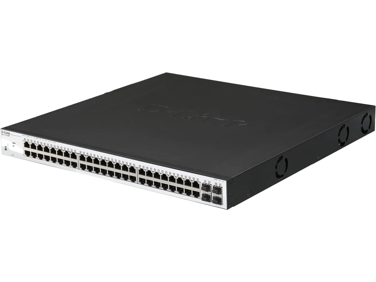 D-Link D-Link DGS-1210-52MP 52-port Gigabit Smart PoE network switch — product photo