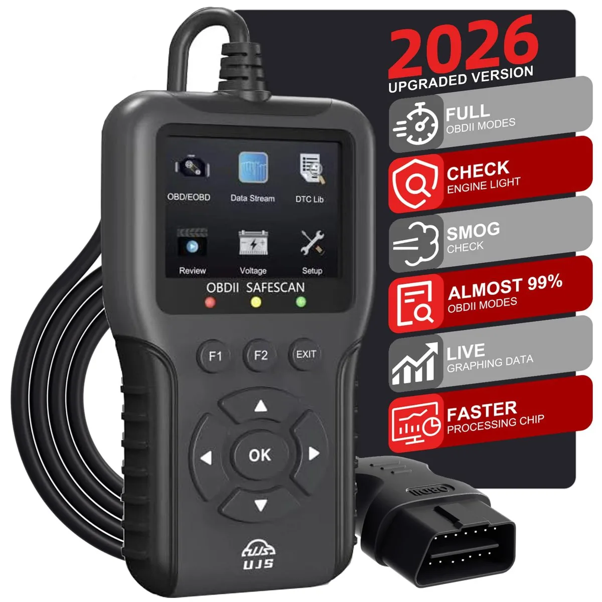  Safescan OBD2 Scanner 65000 Codes Live Data 2026 — product photo