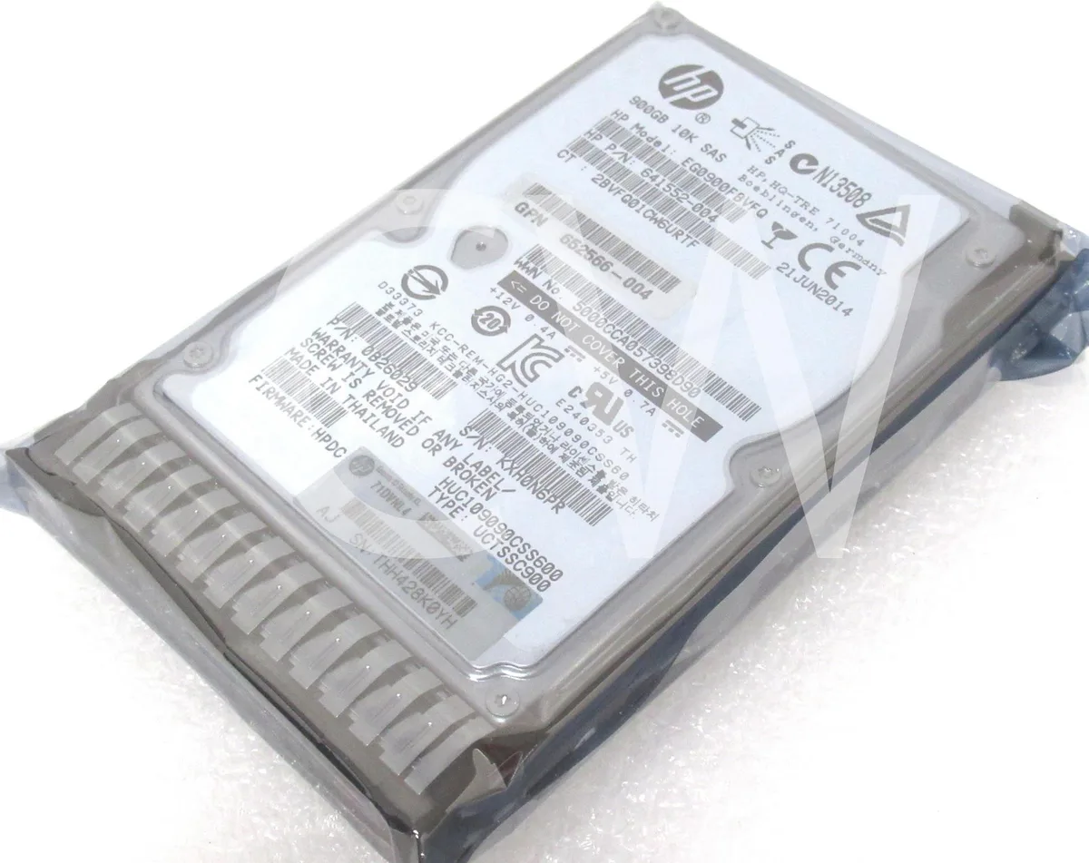 HP HP EG0900FBVFQ 900GB 10000RPM 2.5" SAS internal hard drive — product photo