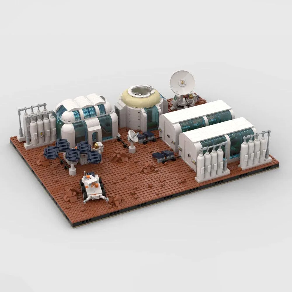 ZITIANYOUBUILD ZITIANYOUBUILD MOC-98720 5-in-1 Modular Mars Base 1807 Parts — product photo