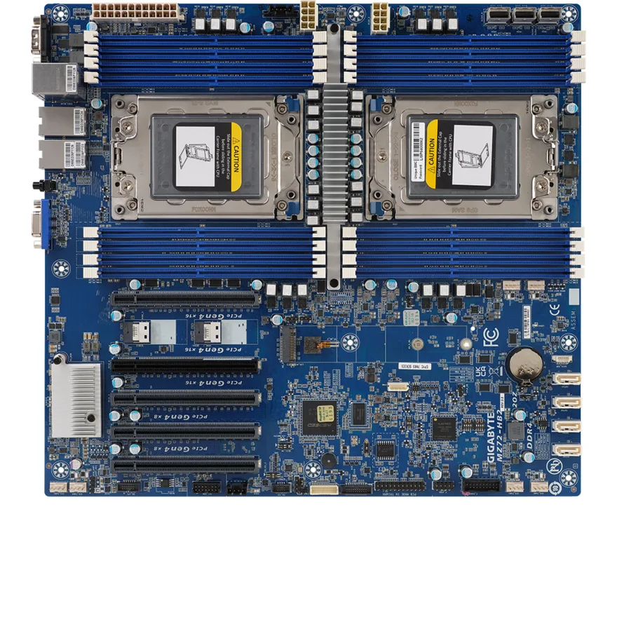 GIGABYTE GIGABYTE MZ72-HB2 dual EPYC 7002/7003 server motherboard 16 DDR4 4TB — product photo
