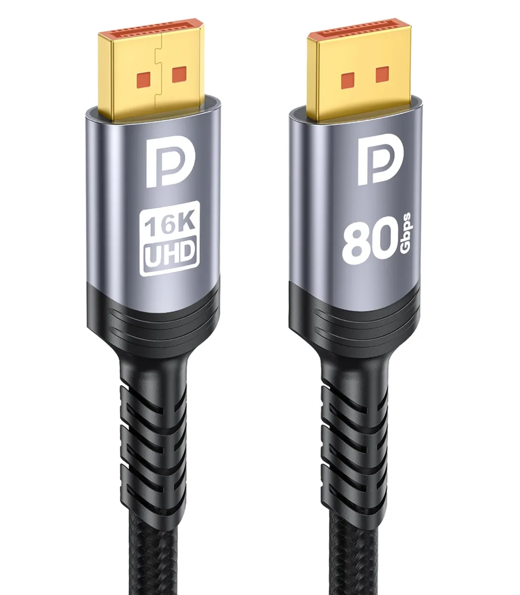 Batianda Batianda DisplayPort 2.1 Cable 80Gbps 10FT 16K@60Hz 8K@240Hz 4K@480Hz — product photo