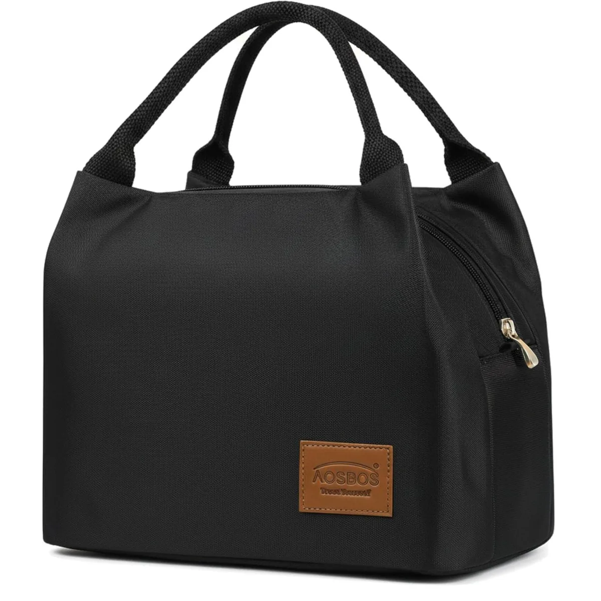 No Sew No Sew 8542012932 insulated lunch bag 8.5L Alpha Black — product photo