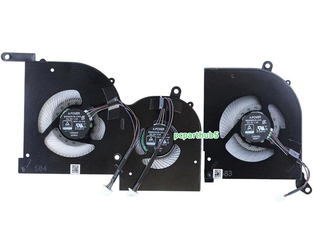 NShi NShi GS66 Laptop Cooling Pad Fan 5 V Black — product photo