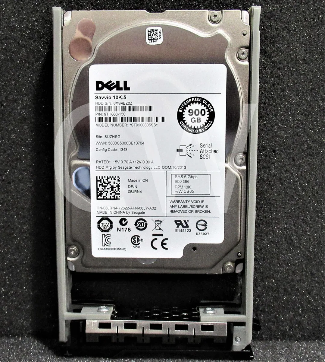 DELL DELL 8JRN4 SAVVIO 900GB 10000RPM 64MB 2.5" SAS internal hard drive — product photo
