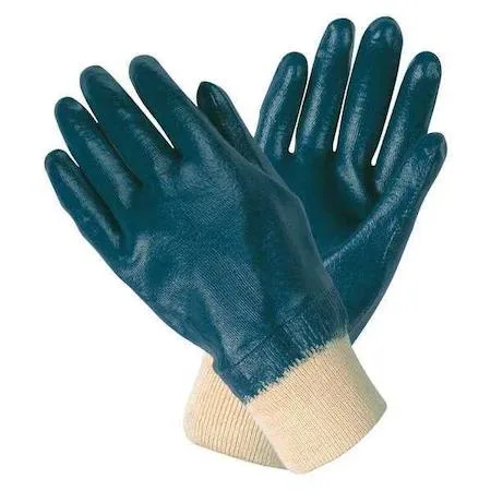 MCR Safety MCR Safety 97981M Coated Gloves, Nitrile, Smooth, Full, 0 Abrasion Level, Personal Protective Equipment — product photo