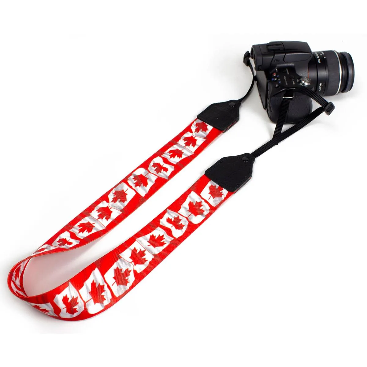 Perri's Leathers Perri's Leathers CSP-13 Camera Strap, Canada Flag — product photo