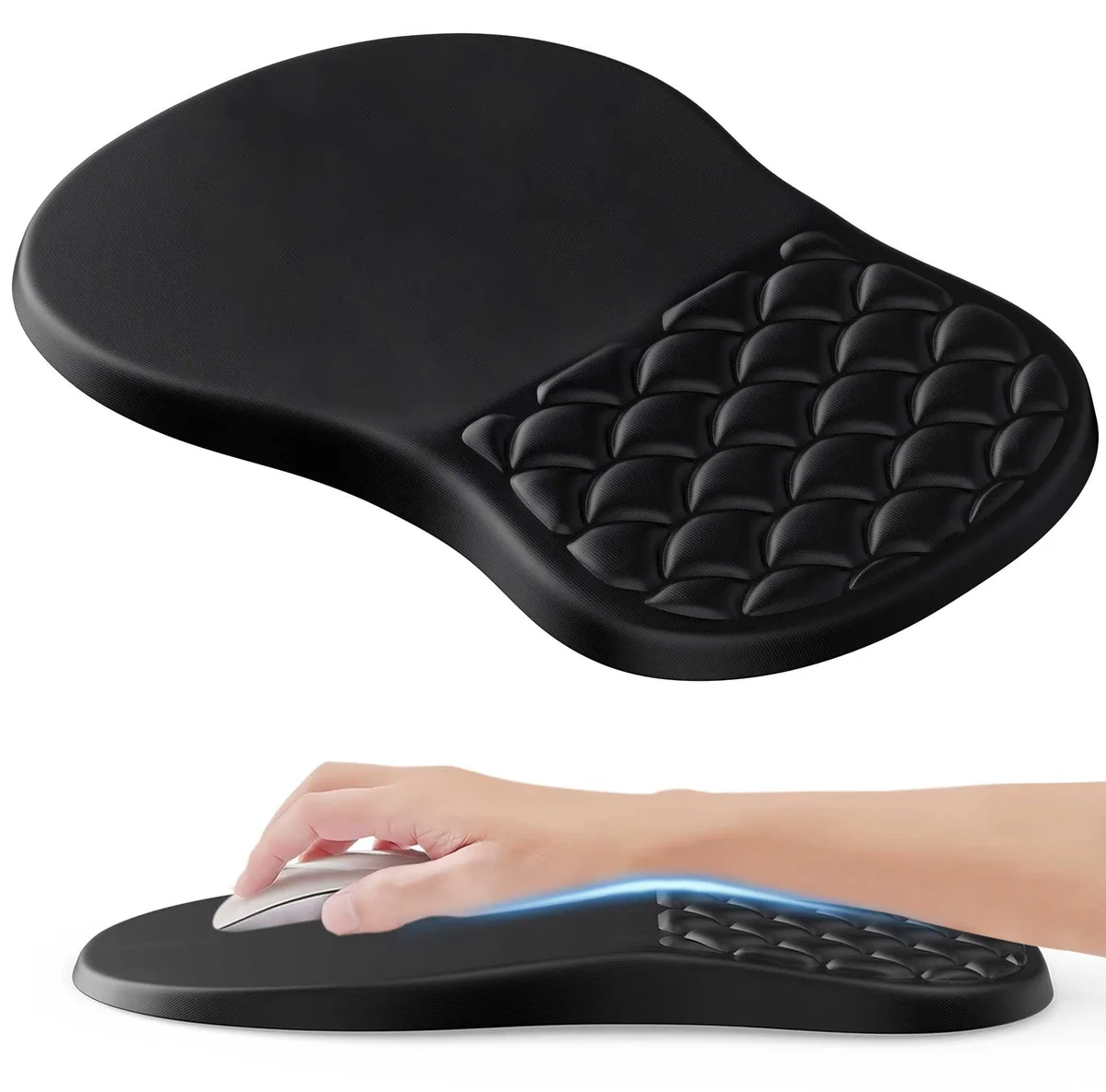  HunDun XP-66 Ergonomic Mouse Pad 12x8 inches — product photo