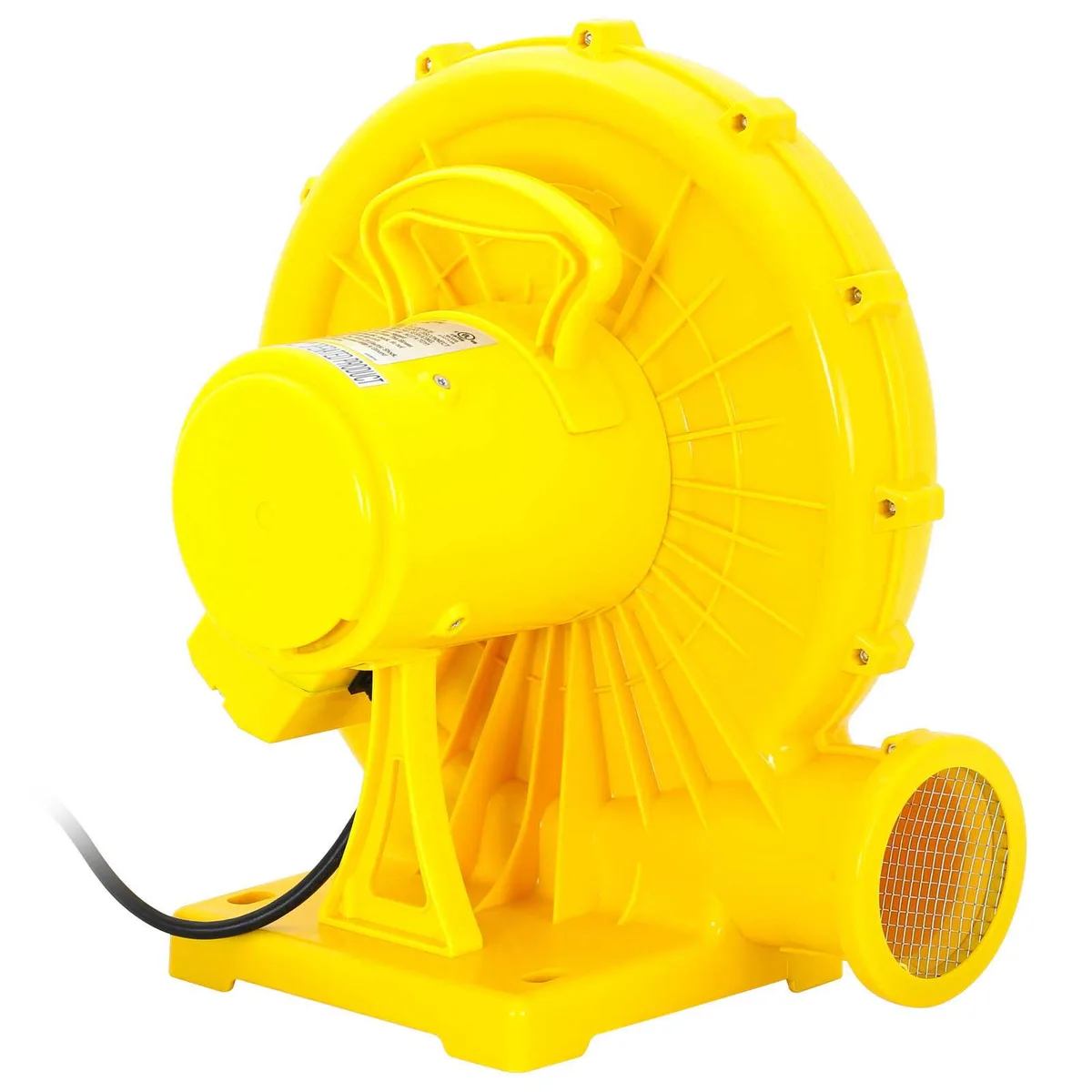 CFM PRO CFM PRO Commercial Inflatable Bounce House Blower 1200 Watts 1.5 HP Yellow — product photo