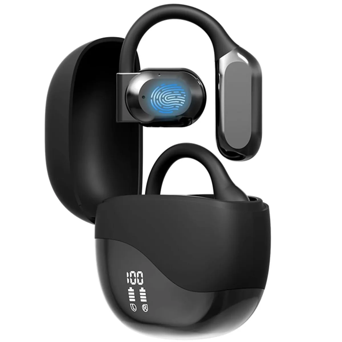  GE M62 AI Translation Earbuds 144 Languages Black — product photo