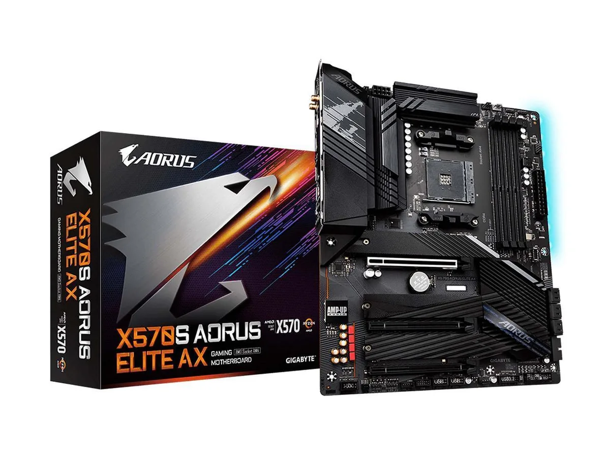GIGABYTE GIGABYTE X570S AORUS ELITE AX AMD motherboard — product photo