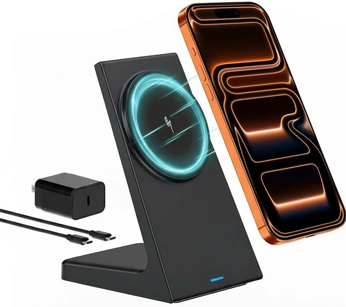 Luisport Luisport 20W Magnetic Wireless Charger Stand for iPhone 12-17 — product photo