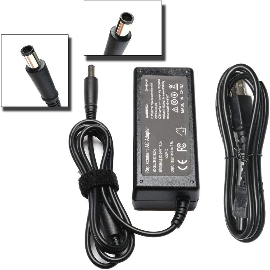 myVolts myVolts 65 W 18.5 V 3.5 A HP laptop AC adapter — product photo