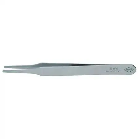 Knipex stainless steel precision tweezers straight tips 4 21/32 inch