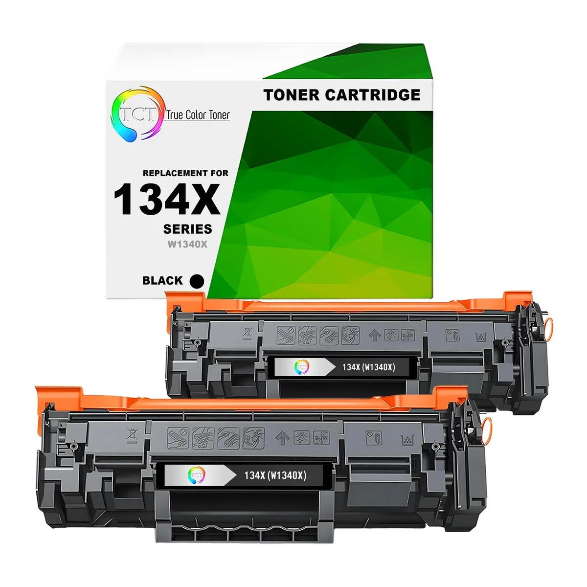 True Color Toner True Color Toner 134X W1340X Black High Yield 2 Pack 2400 Pages — product photo
