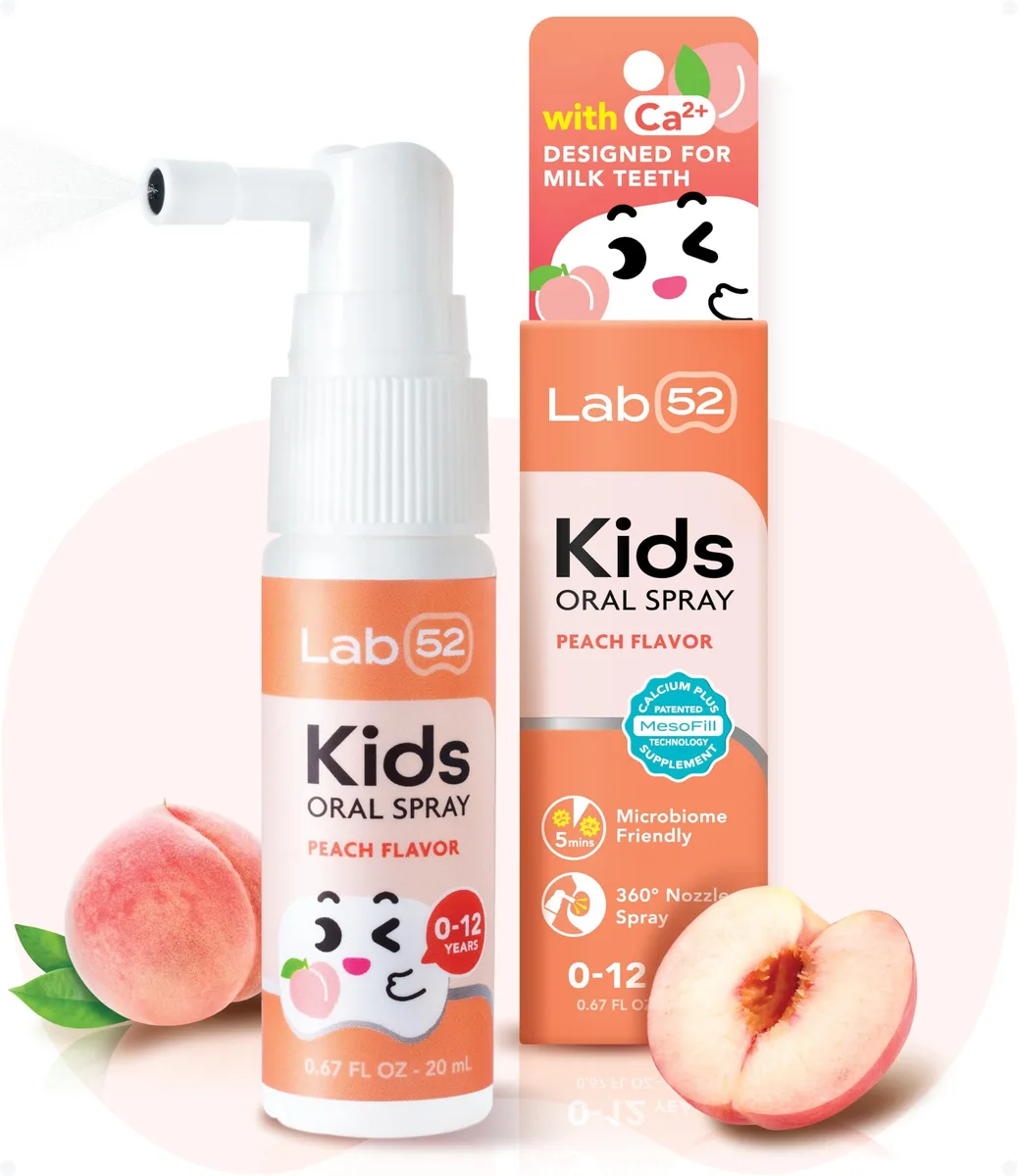 LAB 52 Kids Oral Spray Peach 20 mL 150 sprays — product photo