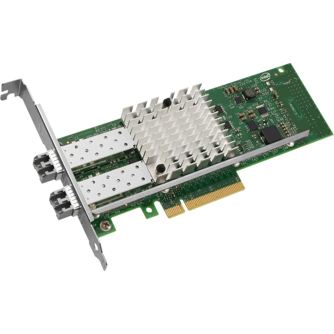 Intel Intel E10G42BFSR X520-SR2 10Gbps PCIe 2.0 x8 2 x LC network card — product photo
