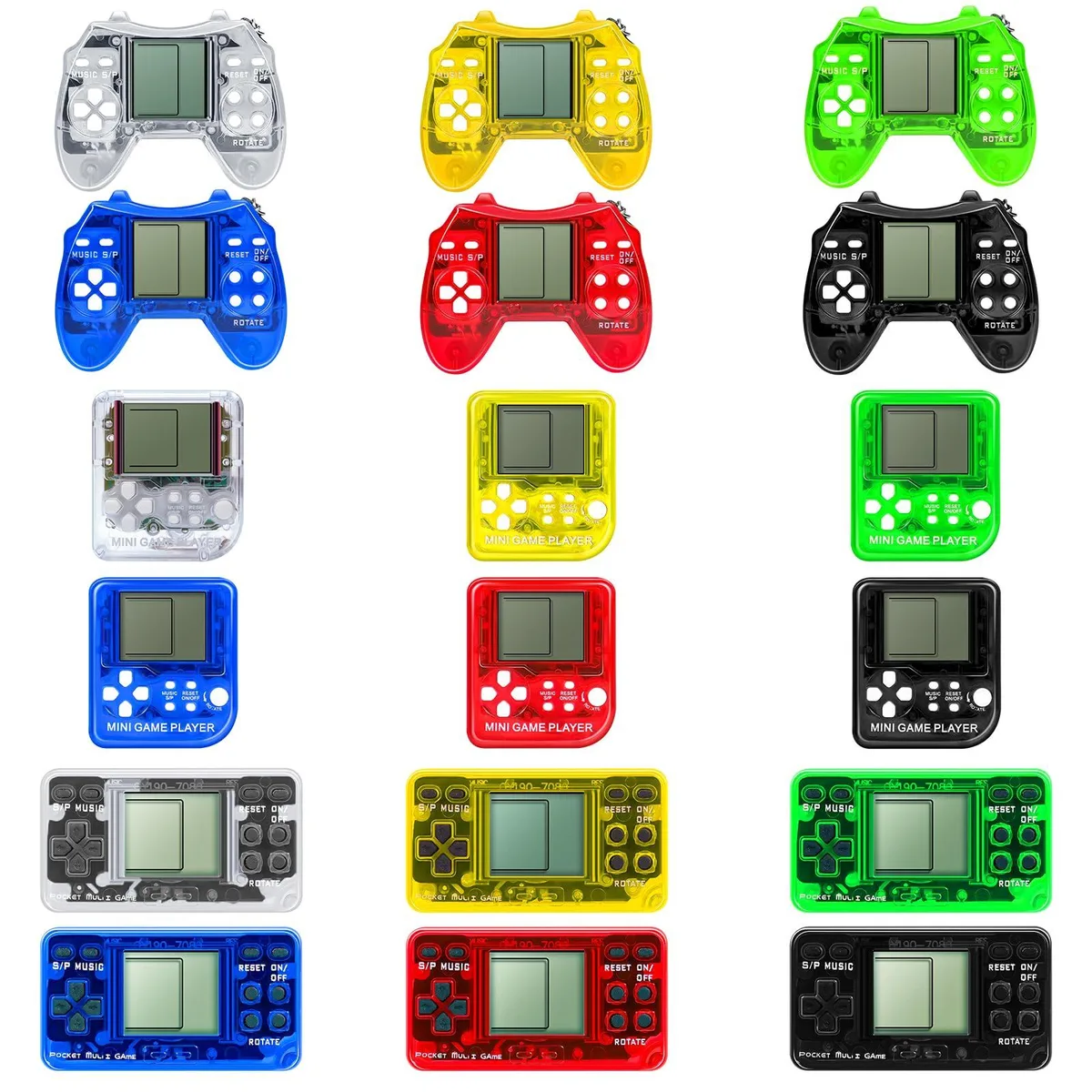  SSZS 18-piece Video Game Keychain Set Multi-Color — product photo