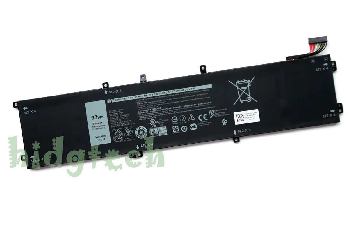 Beisite Beisite 4K1VM 97Wh 11.4V laptop battery for Dell G7 17 7700 Series — product photo