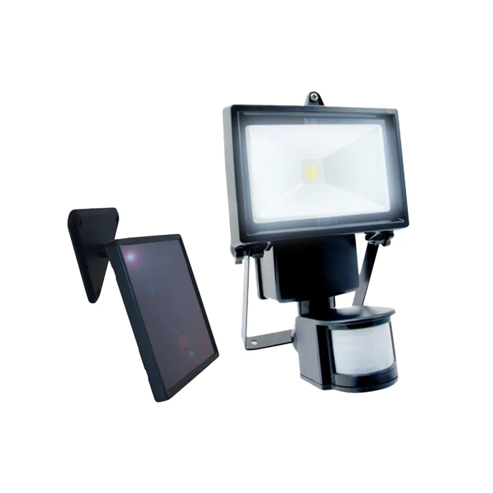 NATURE POWER NATURE POWER 22260 180° Black Solar Motion Security Light 500 Lumens 50 ft Range — product photo