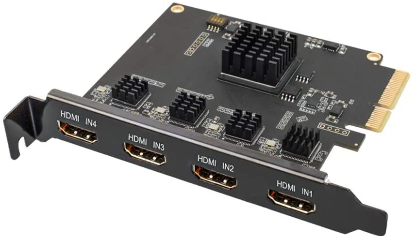 Acasis Acasis 4-Channel PCIe 2.0 x4 Video Capture Card — product photo