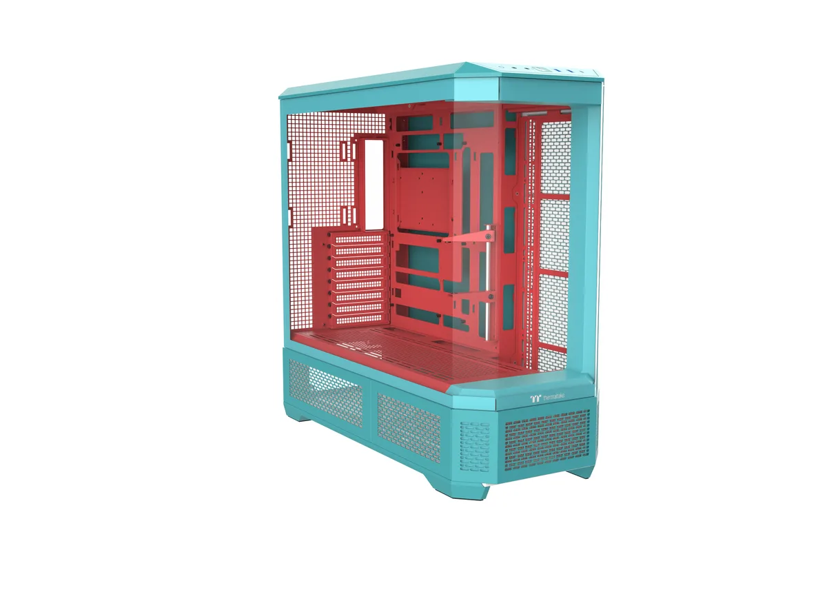 Thermaltake Thermaltake View 600 TG Full Tower PC Case Mint Strawberry CA-11H-00FLWN-00 — product photo