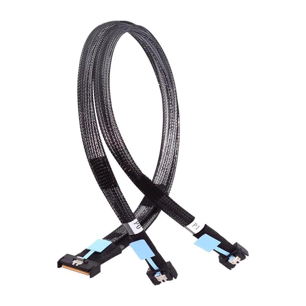 Vszerda Vszerda PCI-E 5.0 MCIO STR 74Pin to Dual 38Pin Extender Cable 50cm — product photo