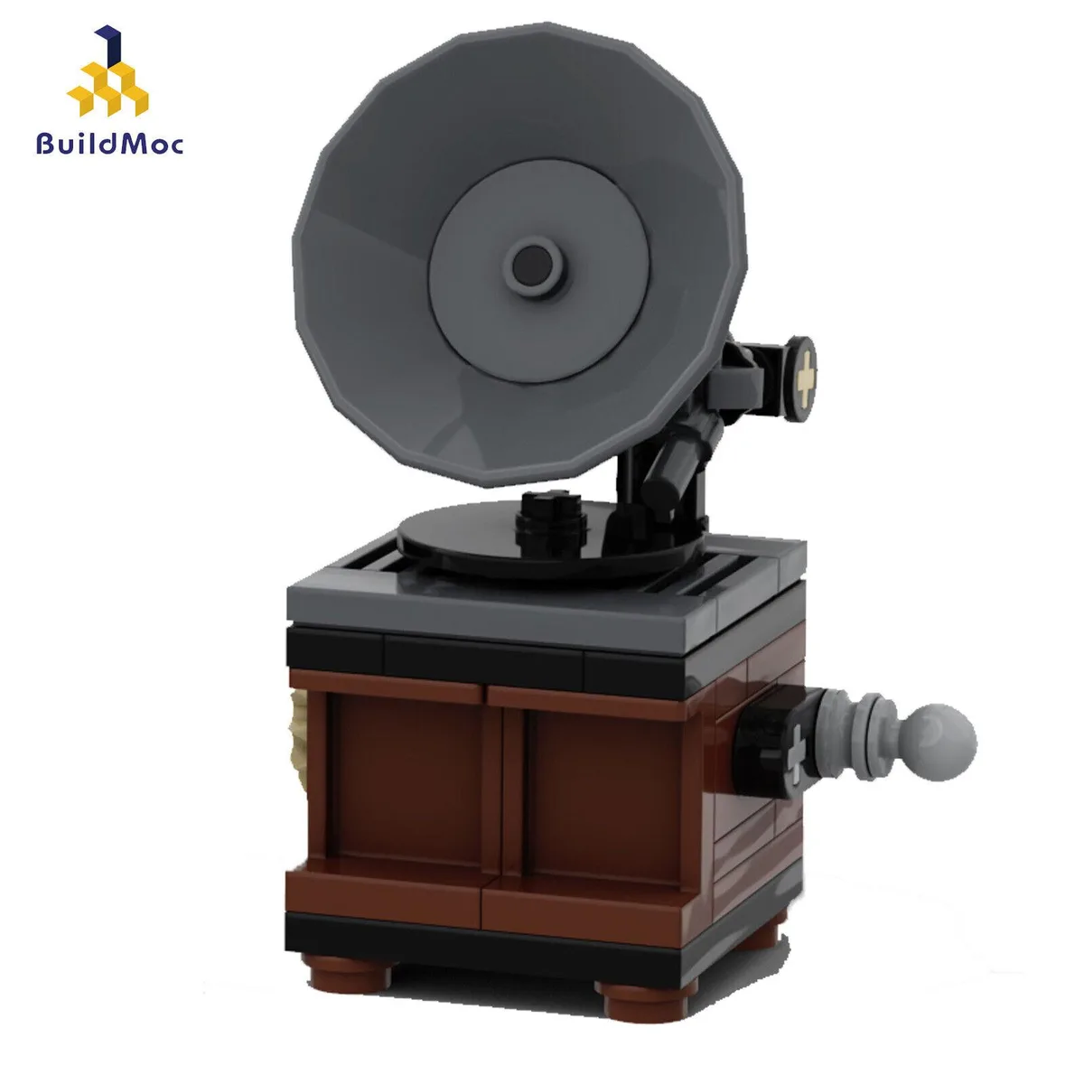 ZITIANYOUBUILD ZITIANYOUBUILD Vintage Record Player Building Set 50 Pieces MOC — product photo