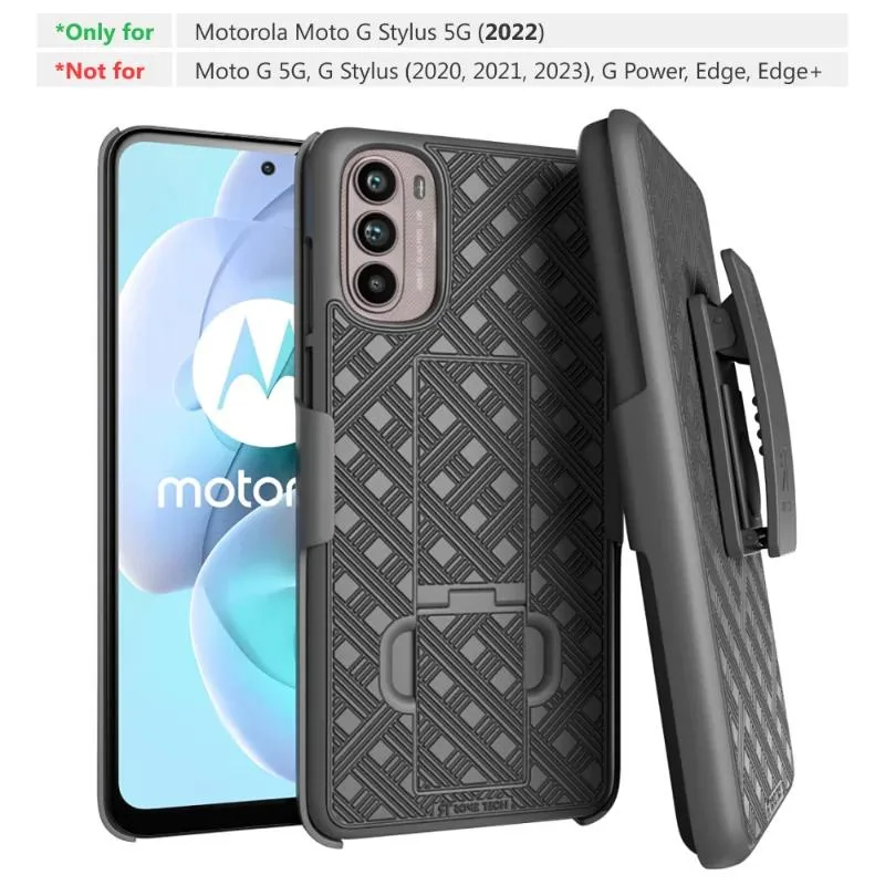 Rome Tech Rome Tech Belt Clip Holster Case for Motorola Moto G Stylus 5G (2022) — product photo
