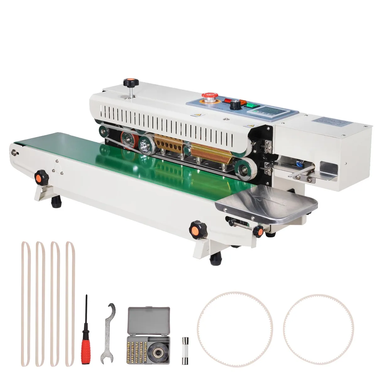 VEVOR VEVOR Continuous Band Sealer 600W 0.24-0.47in Seal Width Inflation Function — product photo