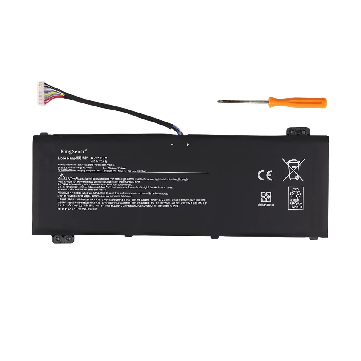 KingSener KingSener AP21D8M laptop battery 15.4V 57.48WH — product photo